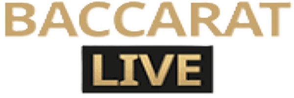 Live Baccarat slot logo by Evolution at Whamoo Casino