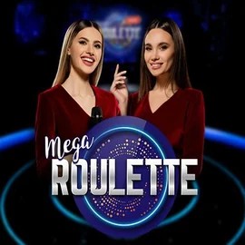 Mega Roulette logo – Live Casino by Pragmatic Play at Whamoo Casino